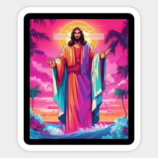 Jesus Christ Deliver Us From Evil Sticker